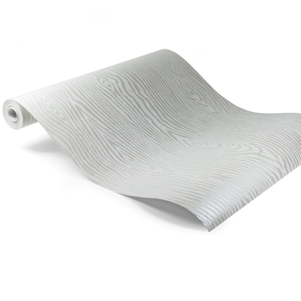 Cypress White and Pearl Wallpaper