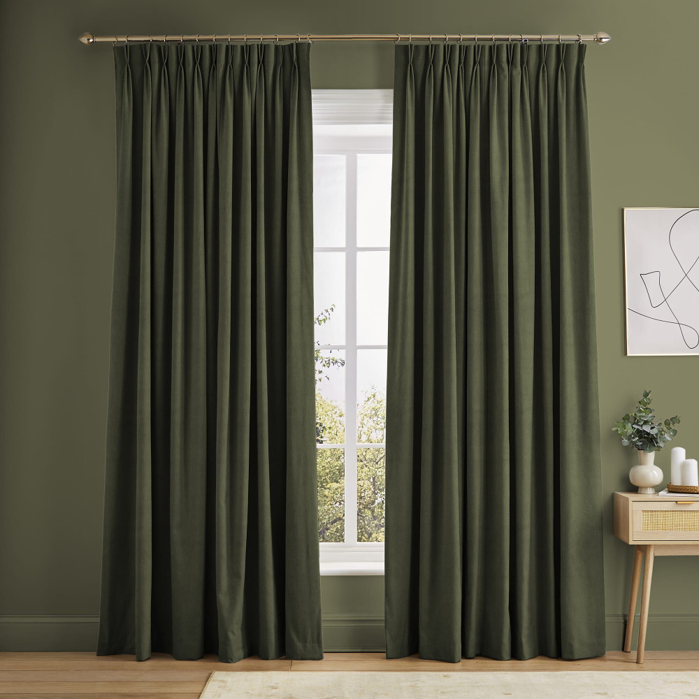 Adorn Khaki Curtains