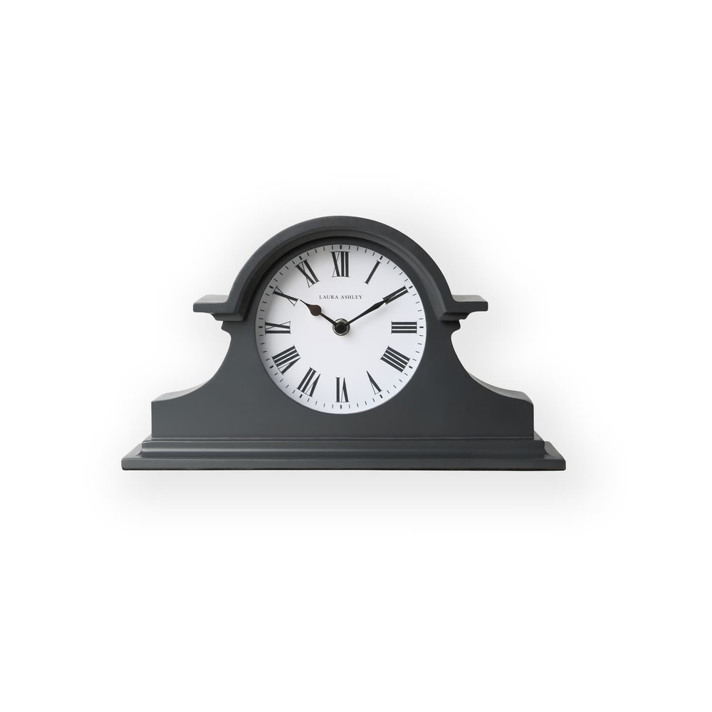 Edith Charcoal Grey Mantel Clock
