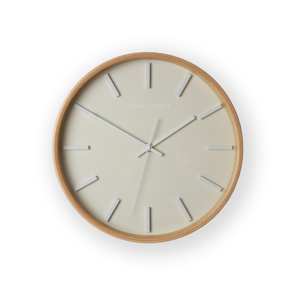 Mounton Pale Dove Grey Wooden Clock