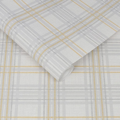 country tartan yellow wallpaper