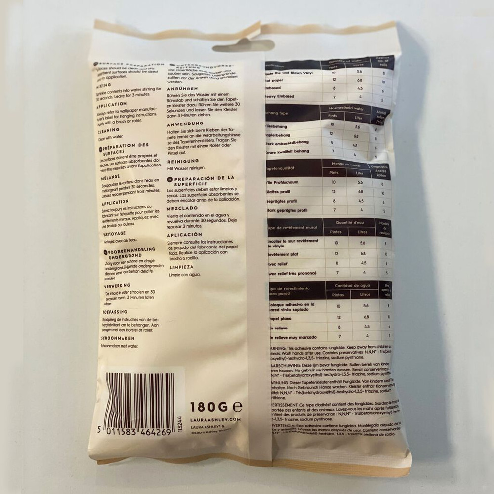 laura ashley wallpaper paste
