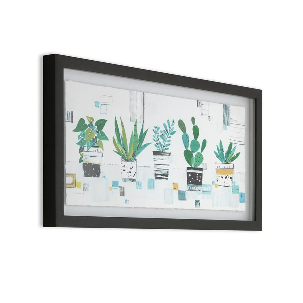 house plant haven framed print