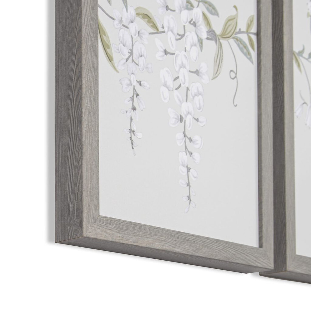 parterre set of 3 framed canvases