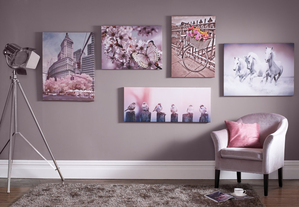 Early Morning Tweets Printed Canvas Wall Art