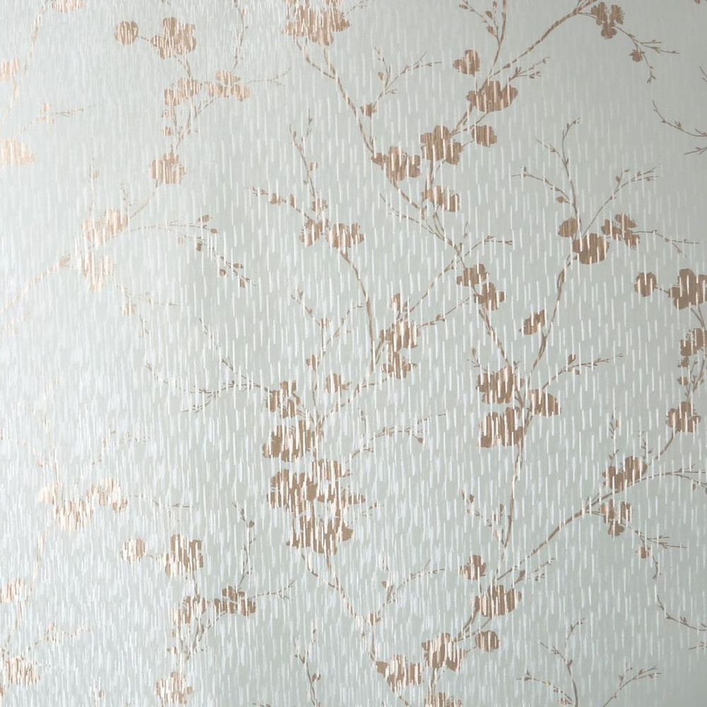 theia blossom duck egg wallpaper