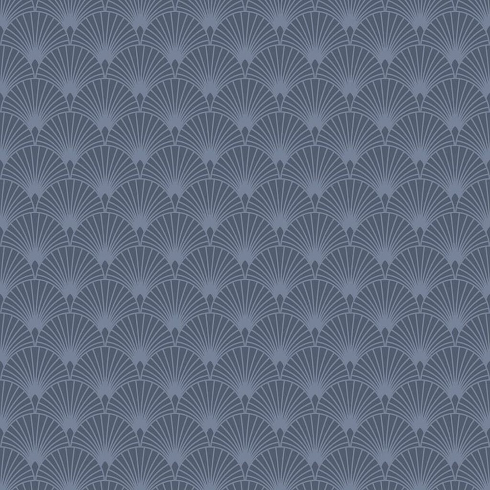 ecailles gatsby blue mica wallpaper