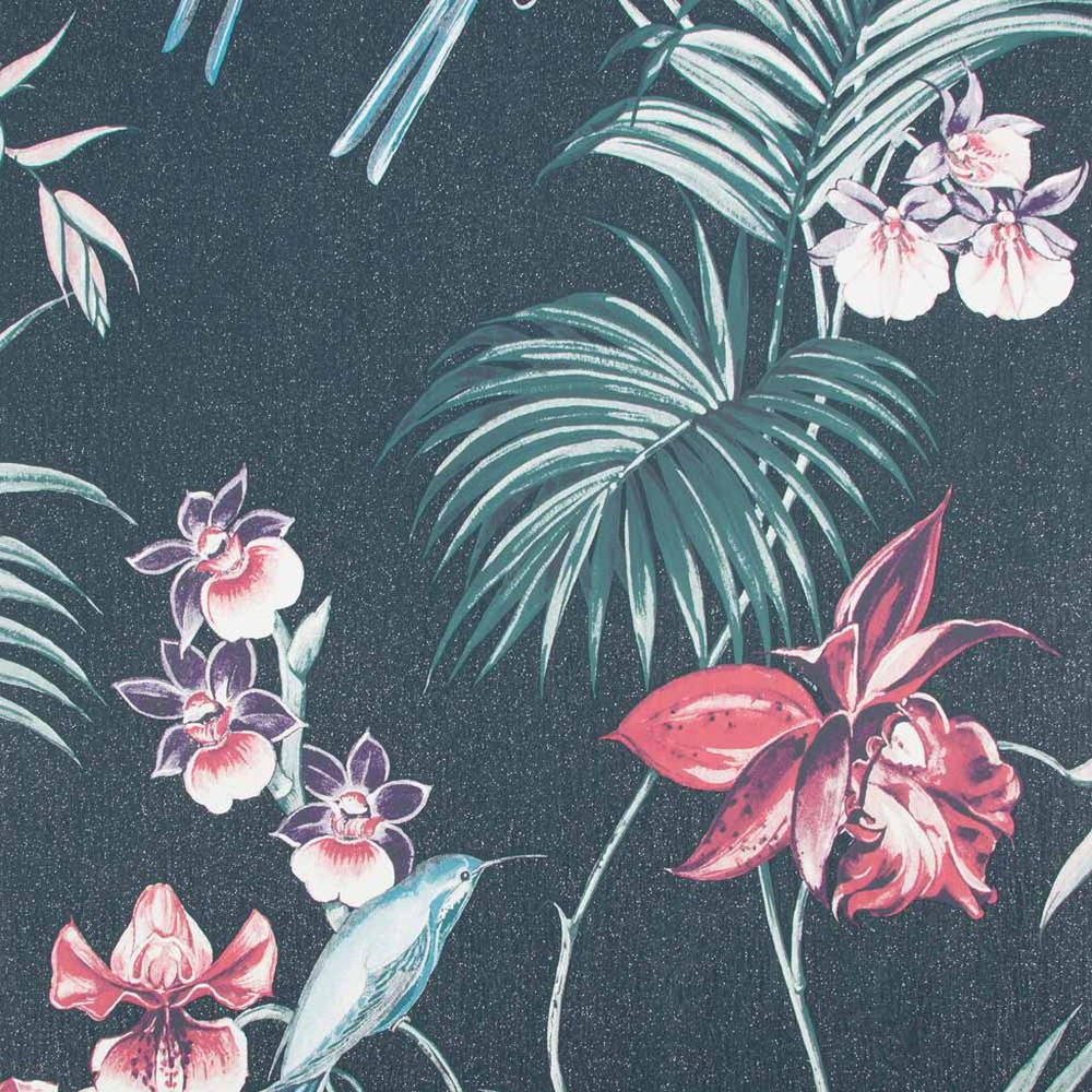 utopia navy wallpaper