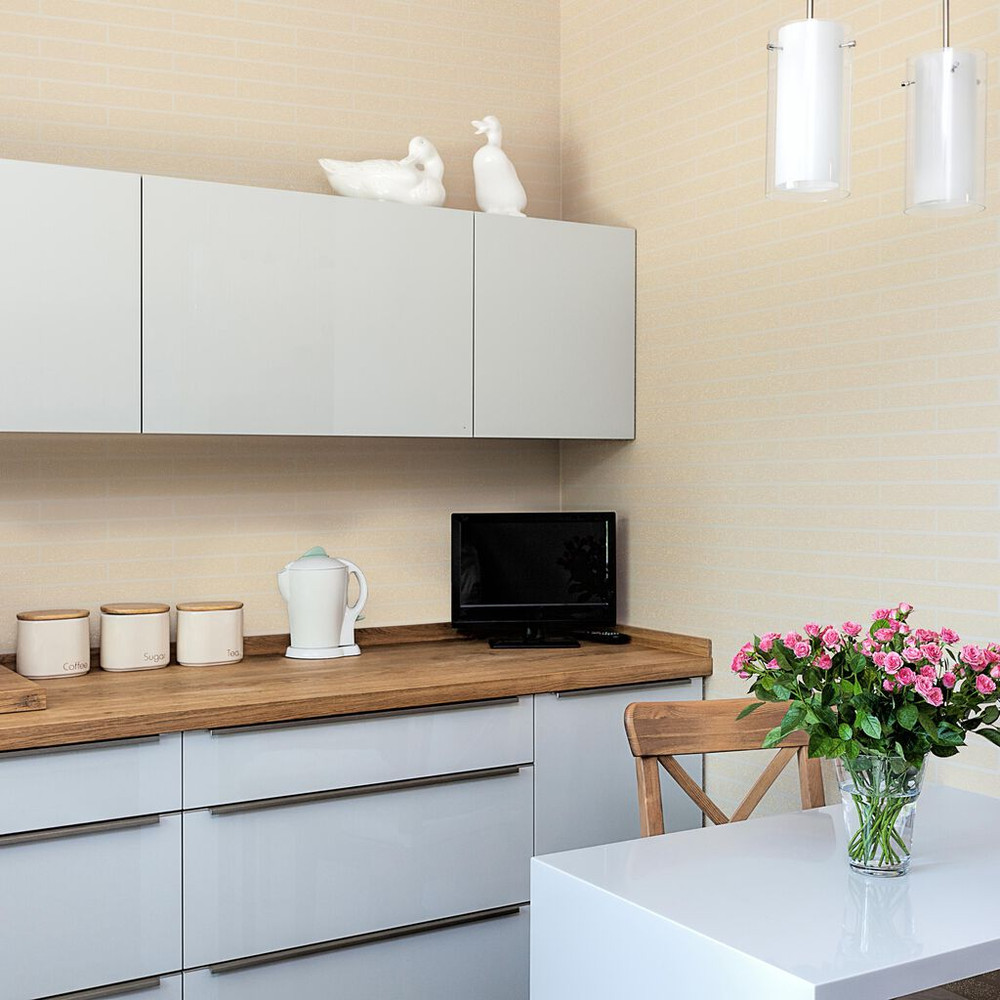 sparkle cream anti-bacterial wallpaper