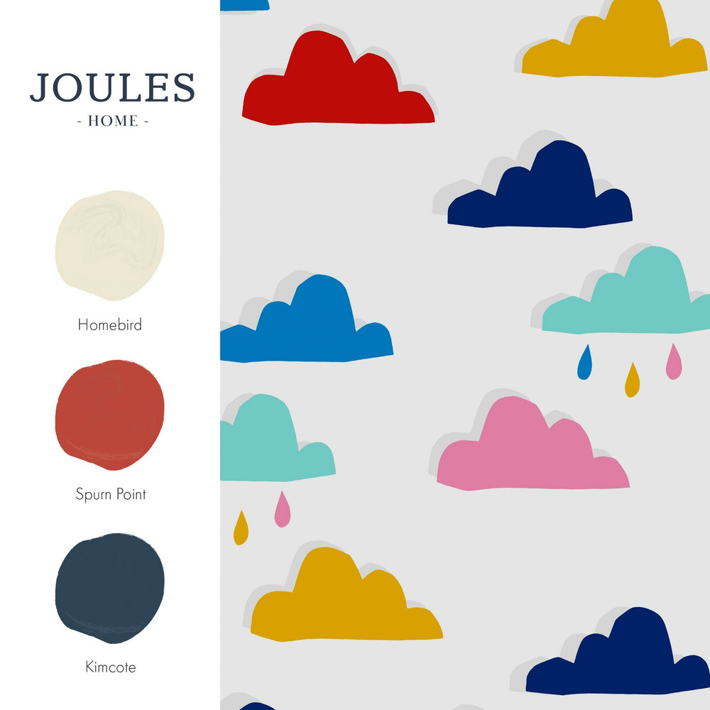 Joules Whatever the Weather Rainbow Wallpaper