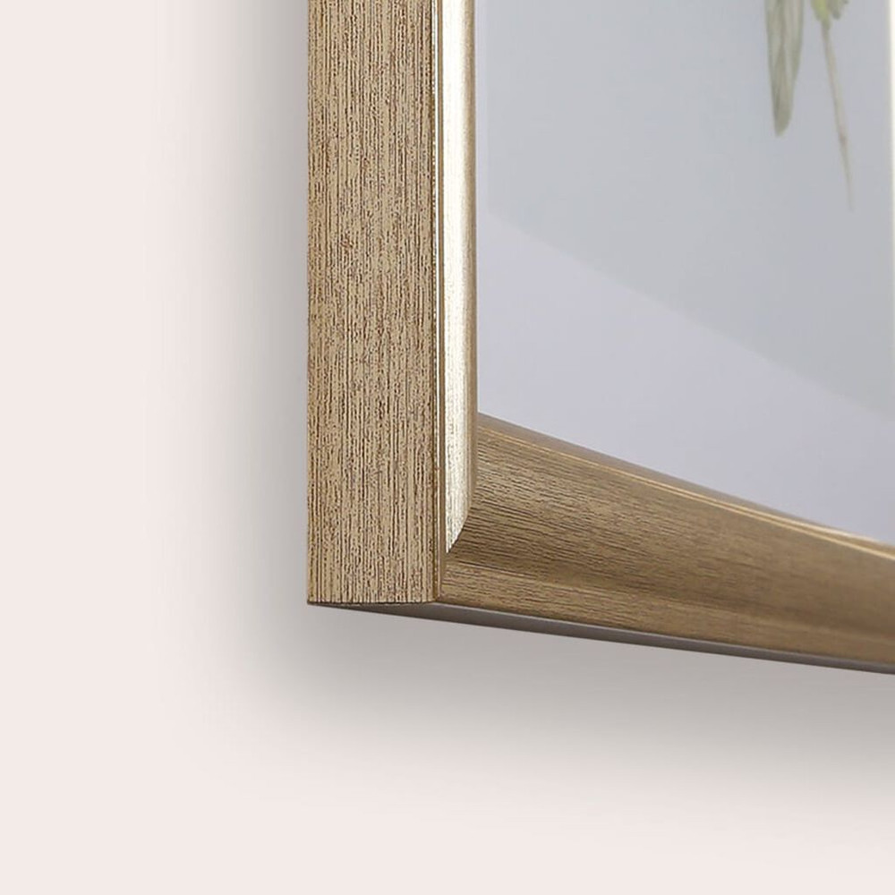 Roisin Seaspray White Leaf Framed Print