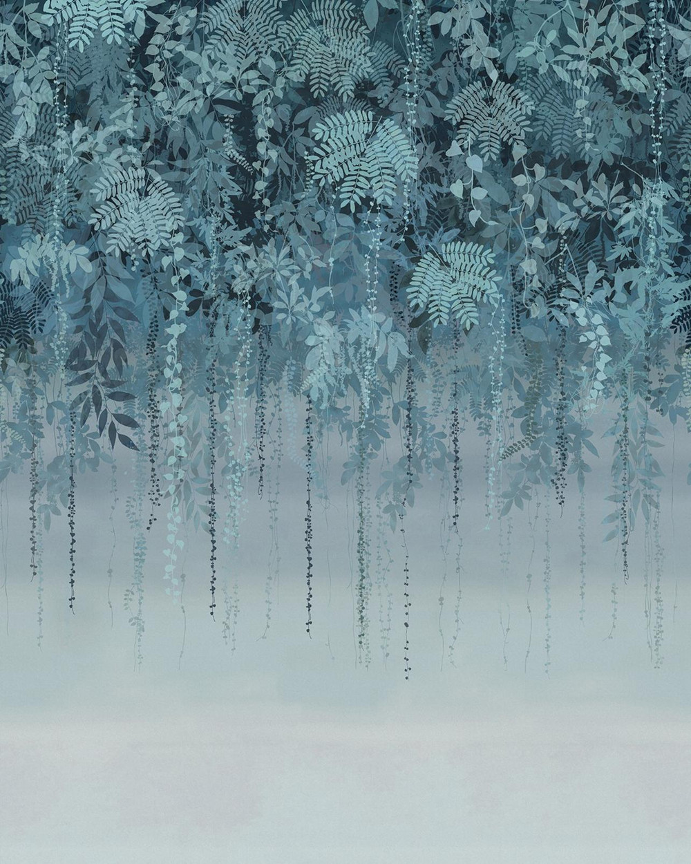 Enchanted Vale Midnight Bespoke Mural by Clarissa Hulse