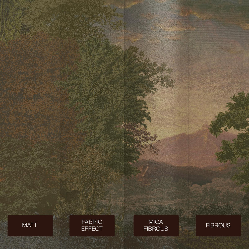 Sketch Forest Morning Bespoke Mural