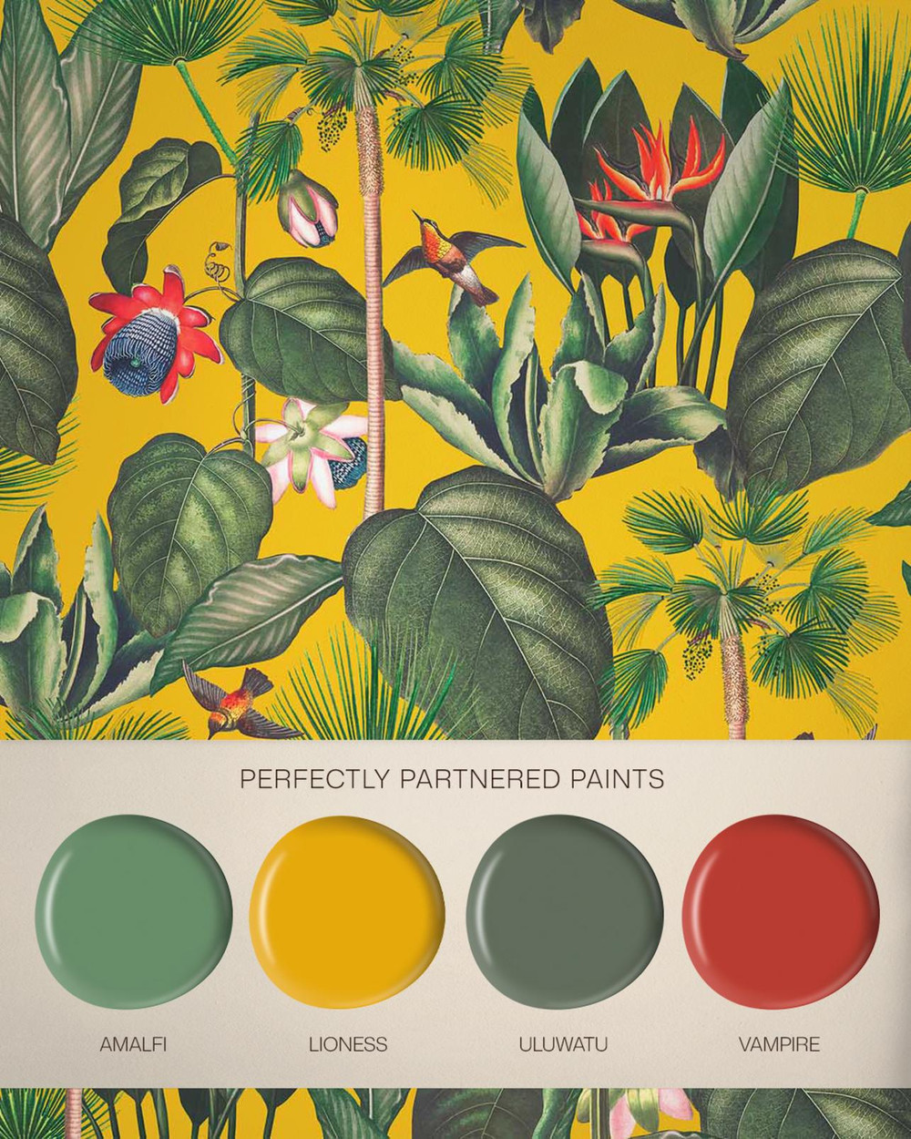 Botanique Jungle Sol Bespoke Mural