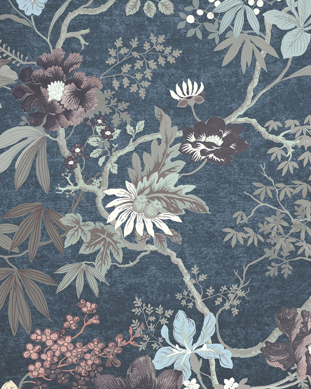 Kimono Teal Bespoke Mural