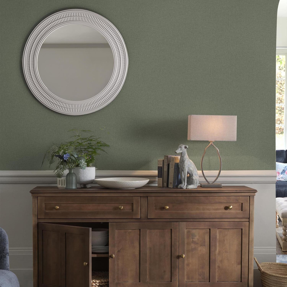 Palma Beach Green Wallpaper