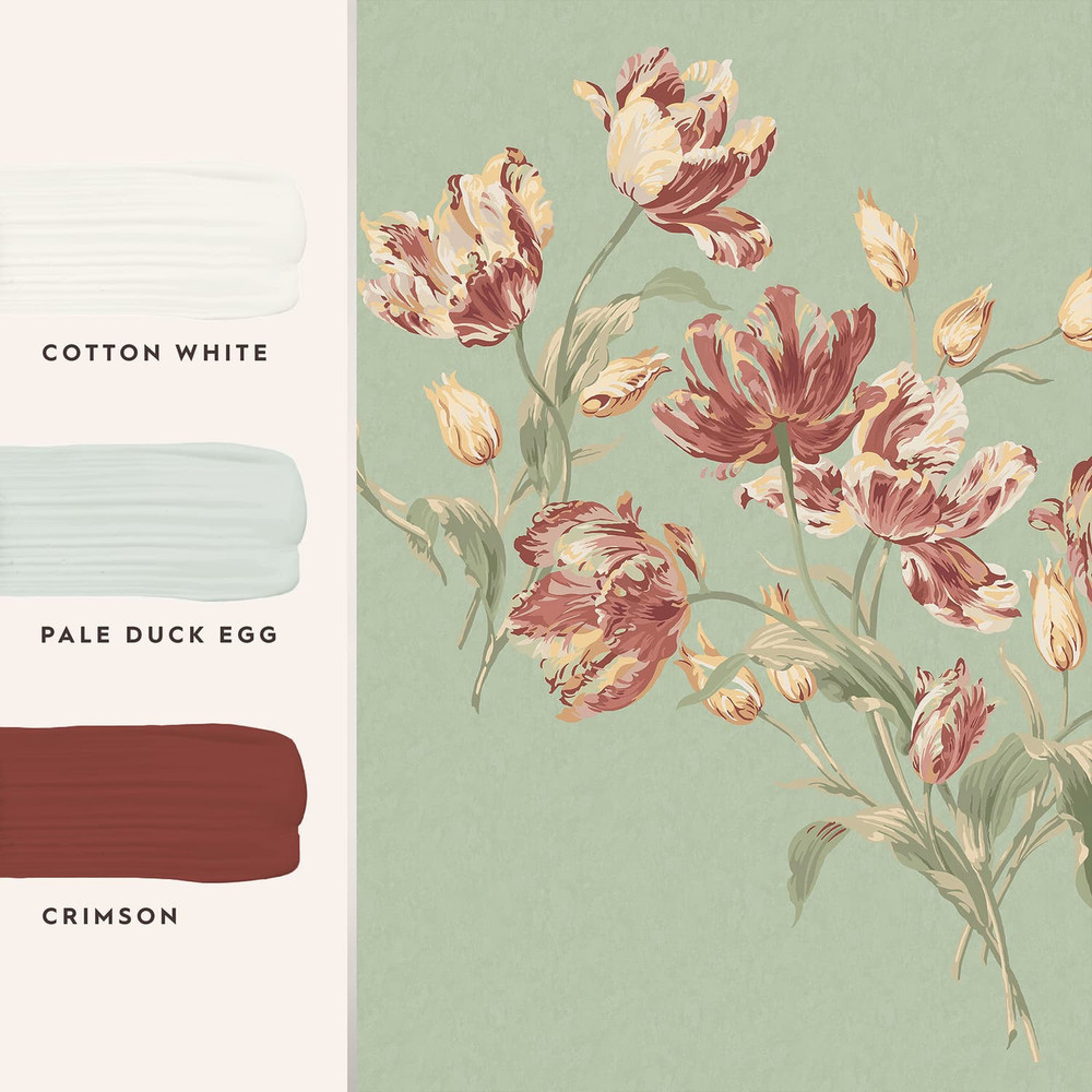 Laura Ashley Gosford Duck Egg Bespoke Mural