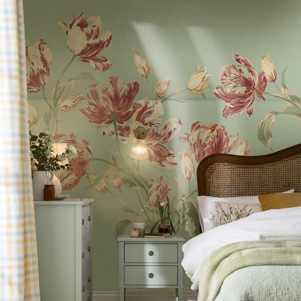 Laura Ashley Gosford Duck Egg Bespoke Mural