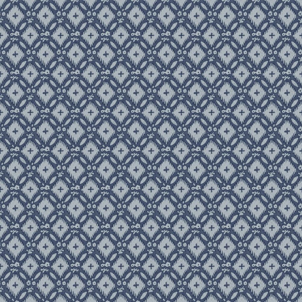 Laura Ashley Whitebrook Dusky Seaspray Blue Wallpaper