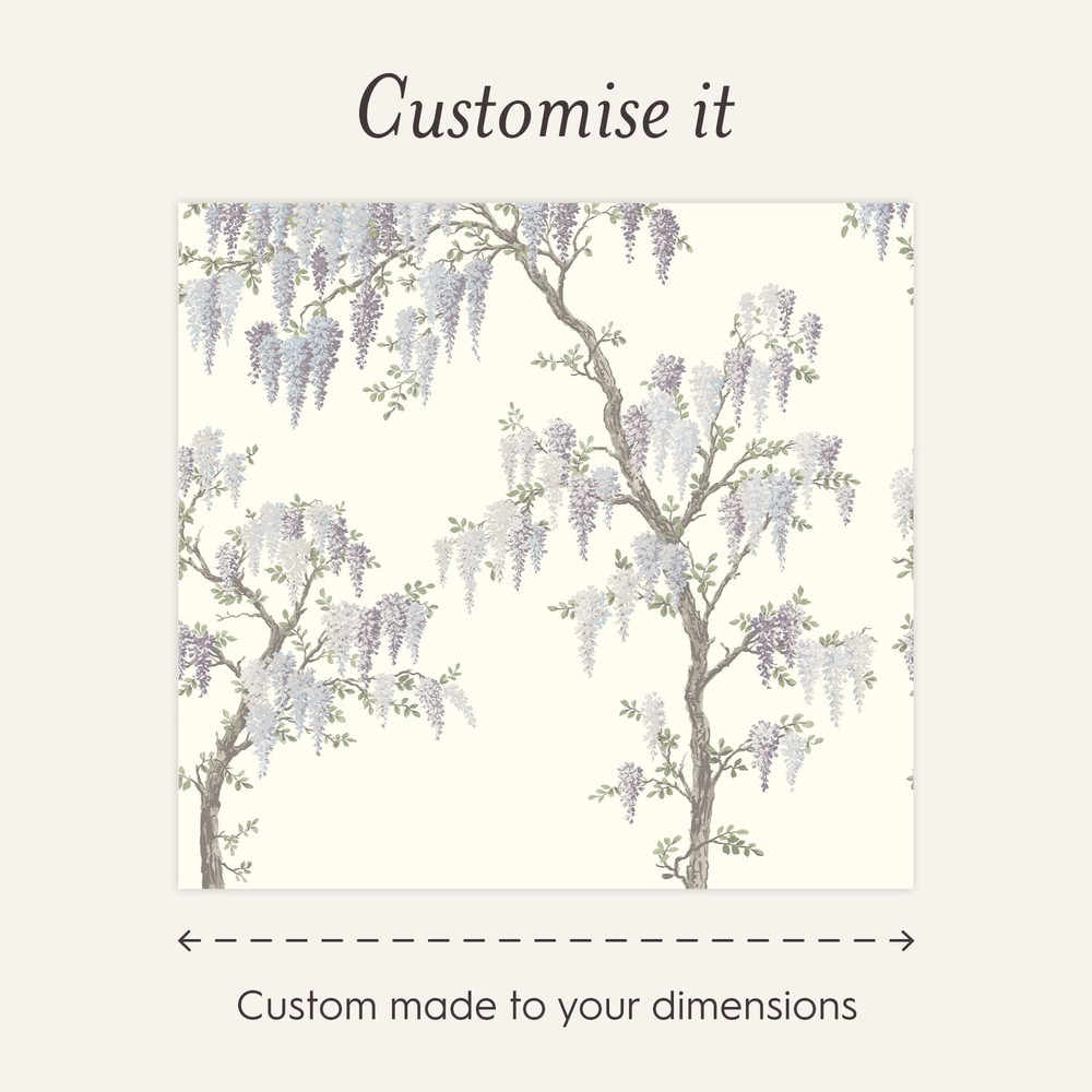 Laura Ashley Wisteria Garden Natural Bespoke Mural
