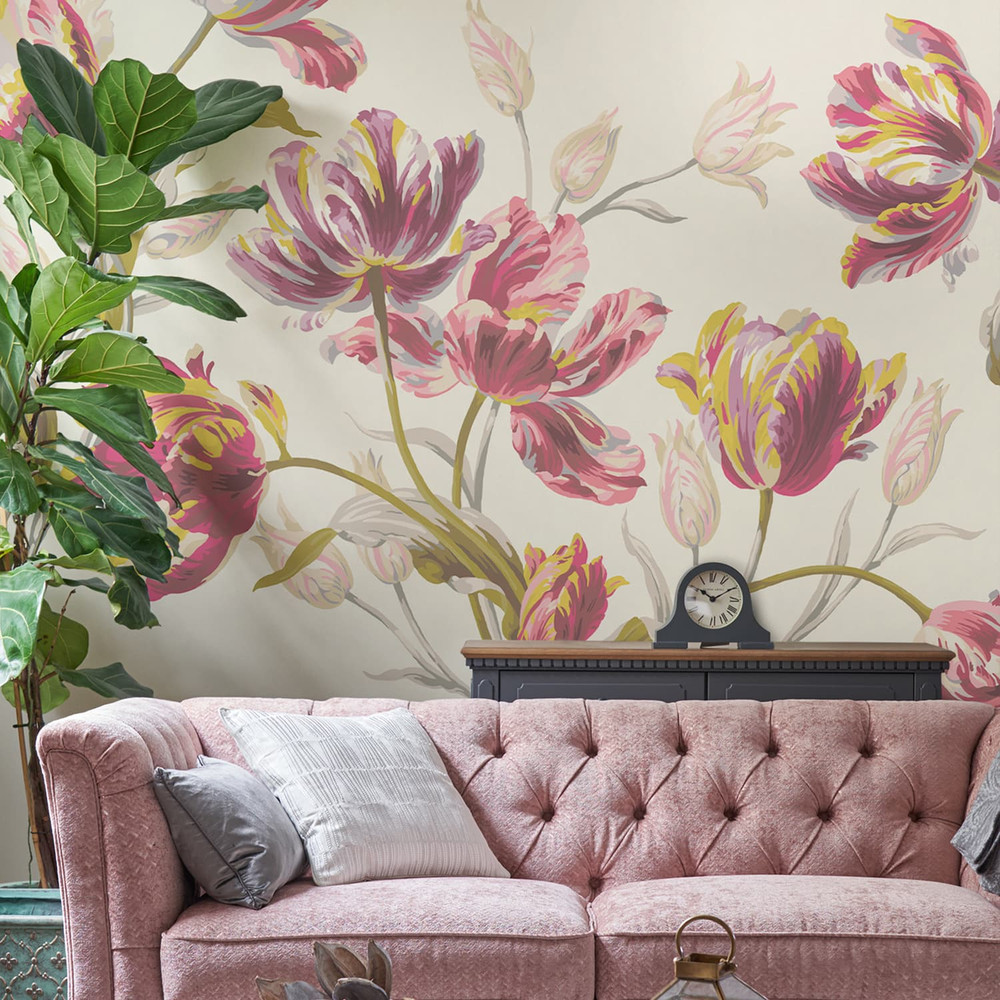 Laura Ashley Gosford Red Bespoke Mural