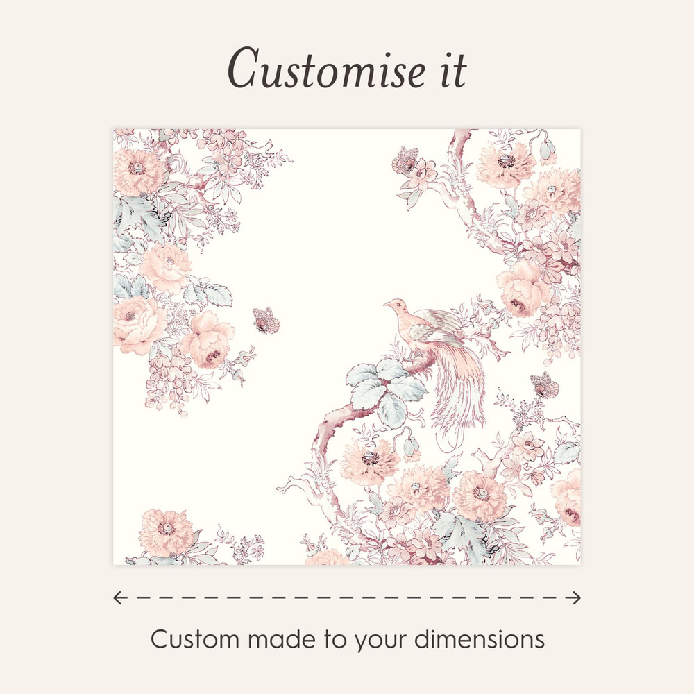 Laura Ashley Birtle Blush Bespoke Mural