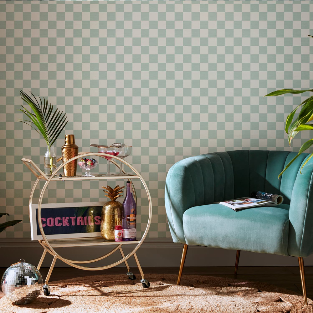 Check Me Out Mint Wallpaper