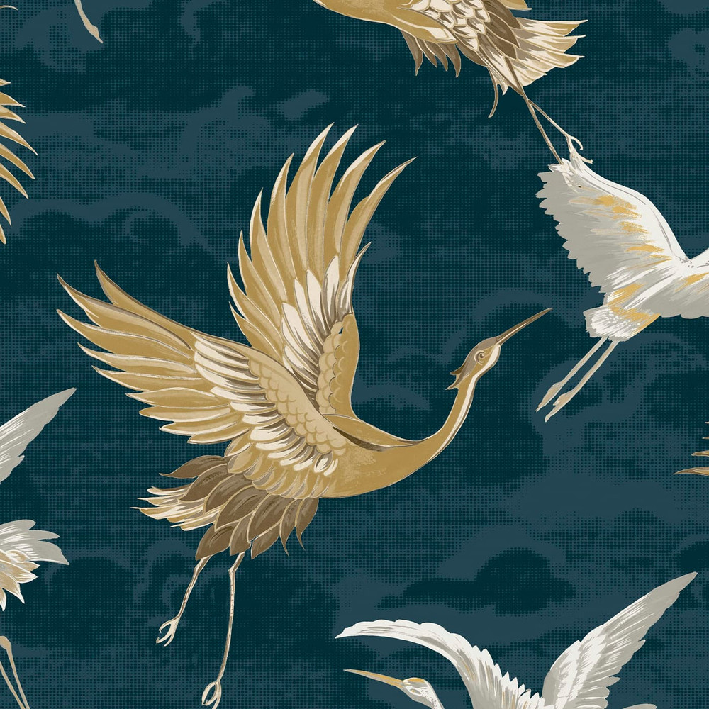 Kranes Petrol Wallpaper