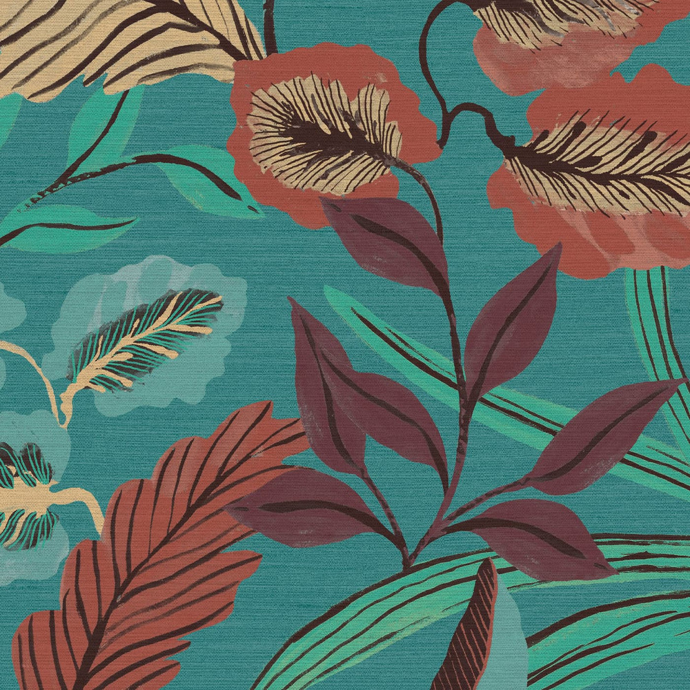 Paradise Arts Blue Wallpaper