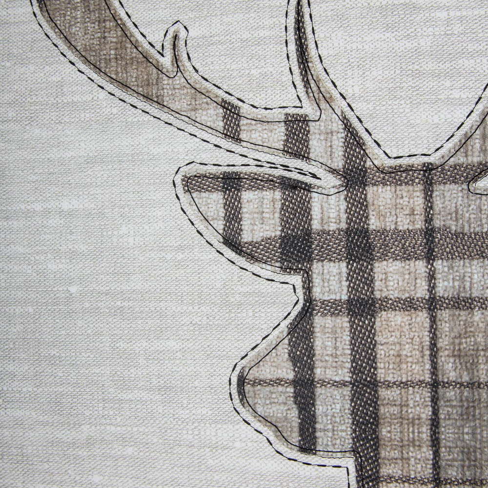Tartan Stag Printed Canvas Wall Art - 105385_DETAIL_TARTAN STAG_01.jpg