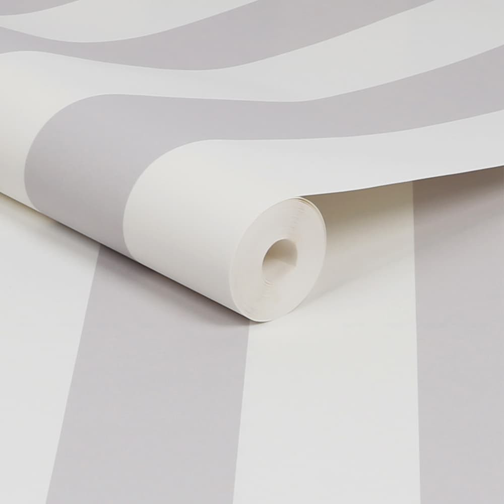 Next Craft Stripe Grey Wallpaper