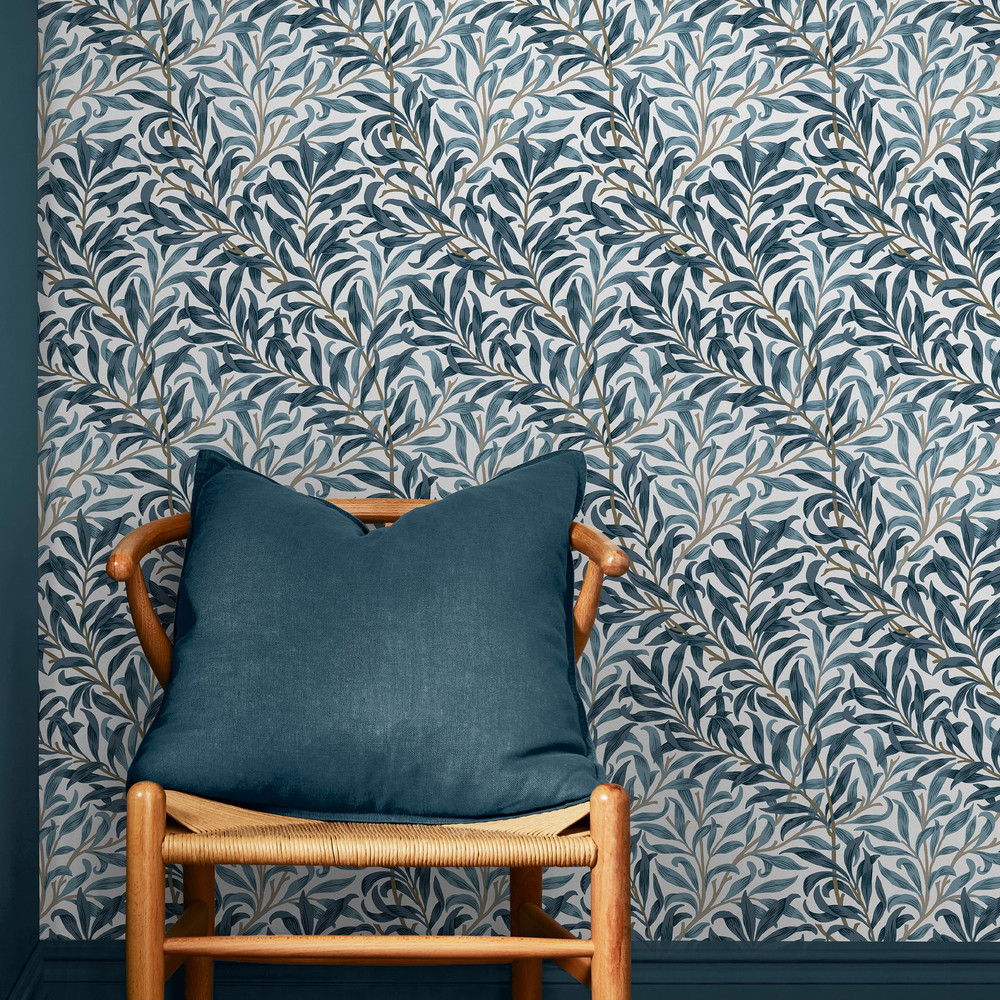Willow Bough White & Blues Wallpaper - 124245_ROOMSET_WILLOW BOUGH WHITE & BLUES_01.jpg
