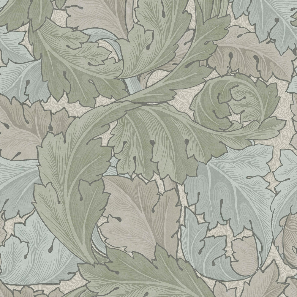 Acanthus Sage & Duck Egg Wallpaper - 124228_TILE_ACANTHUS SAGE & DUCK EGG_01.jpg