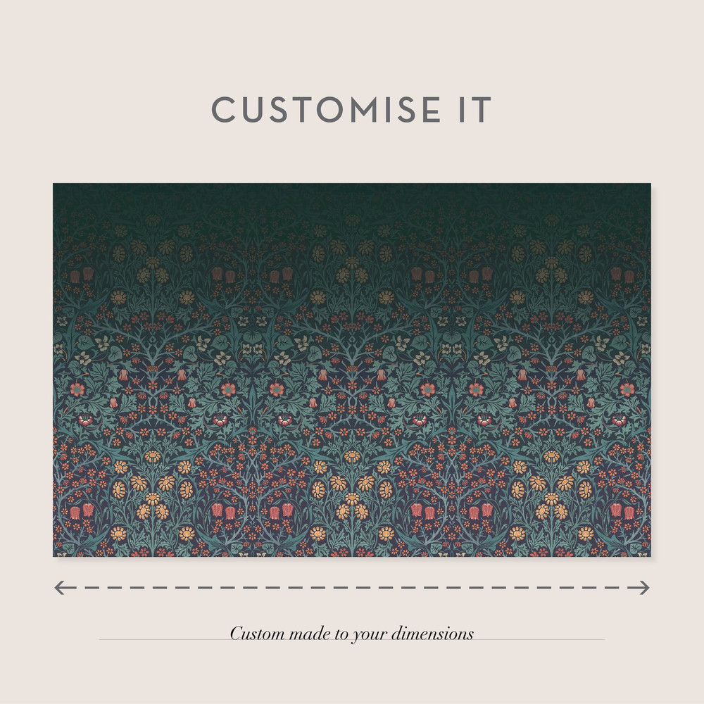 Blackthorn Navy Bespoke Mural