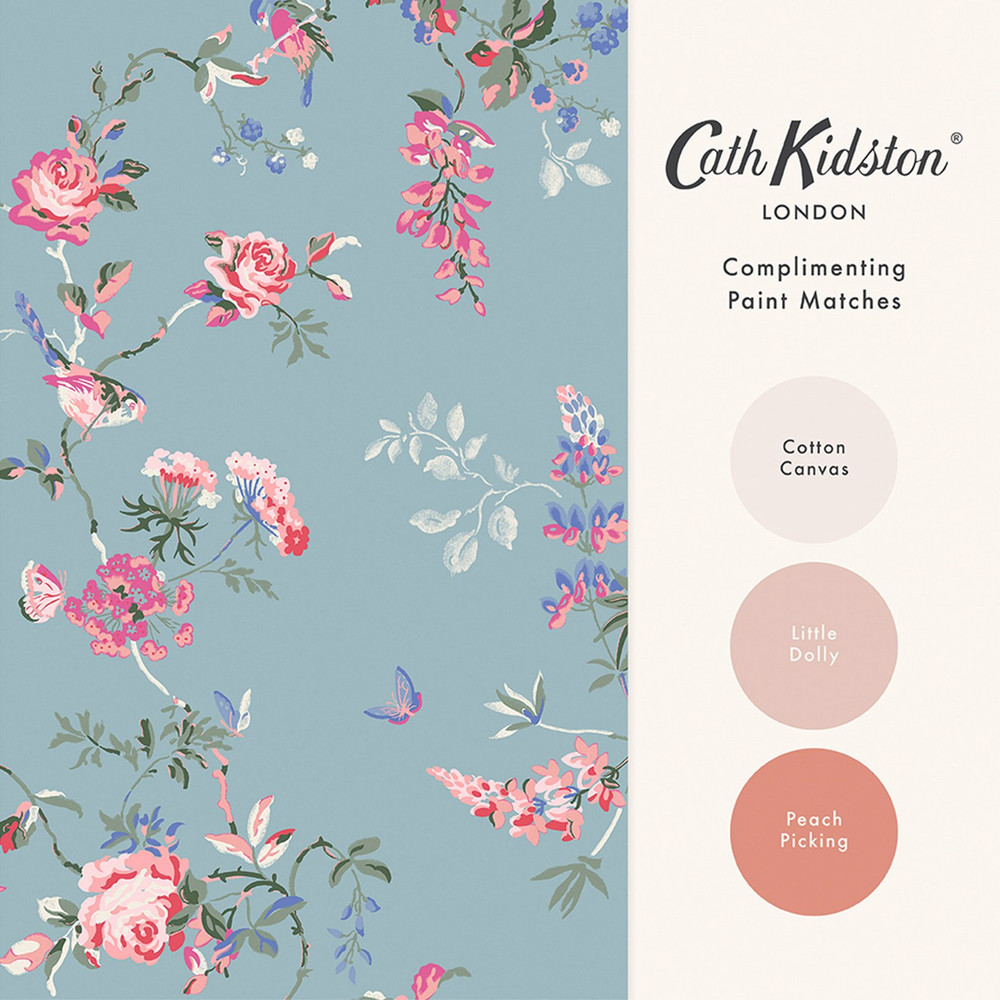 Cath Kidston Birds & Roses Summer Wallpaper