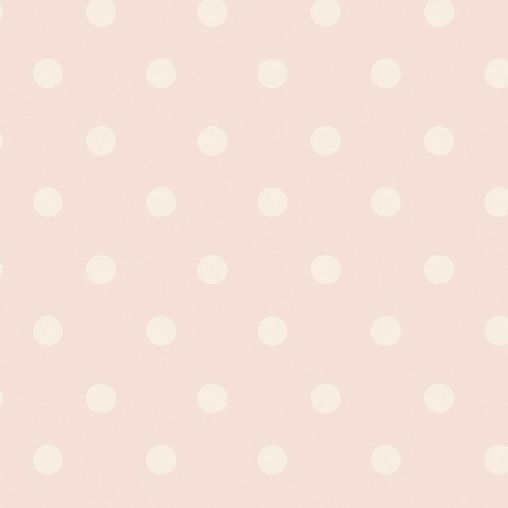 Cath Kidston Button Spot Pink Wallpaper