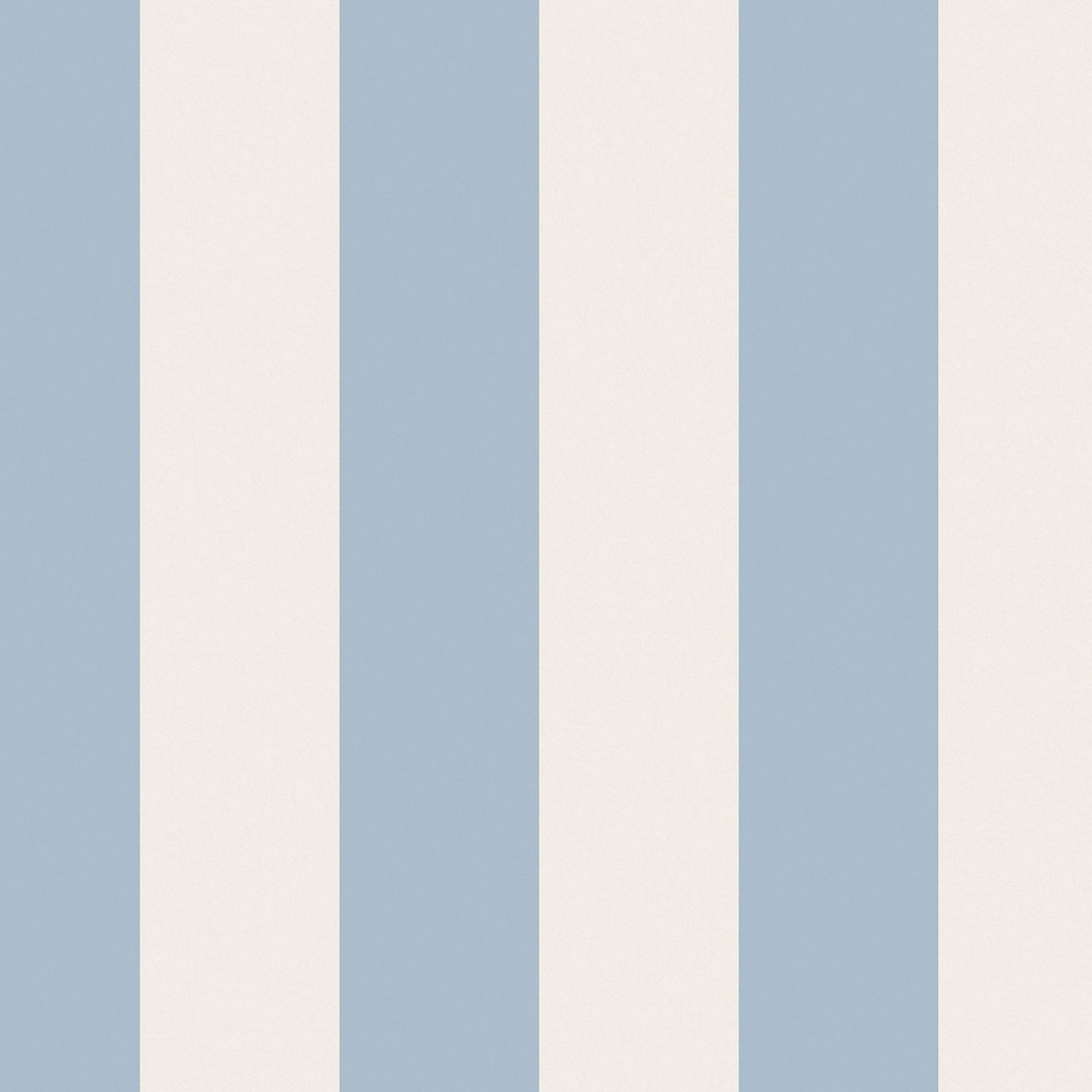 Cath Kidston Canopy Stripe Blue Wallpaper