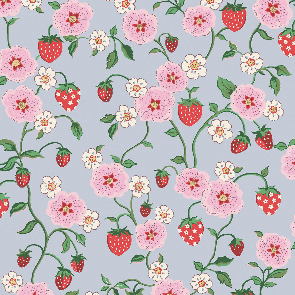 Cath Kidston Strawberry Summer Wallpaper