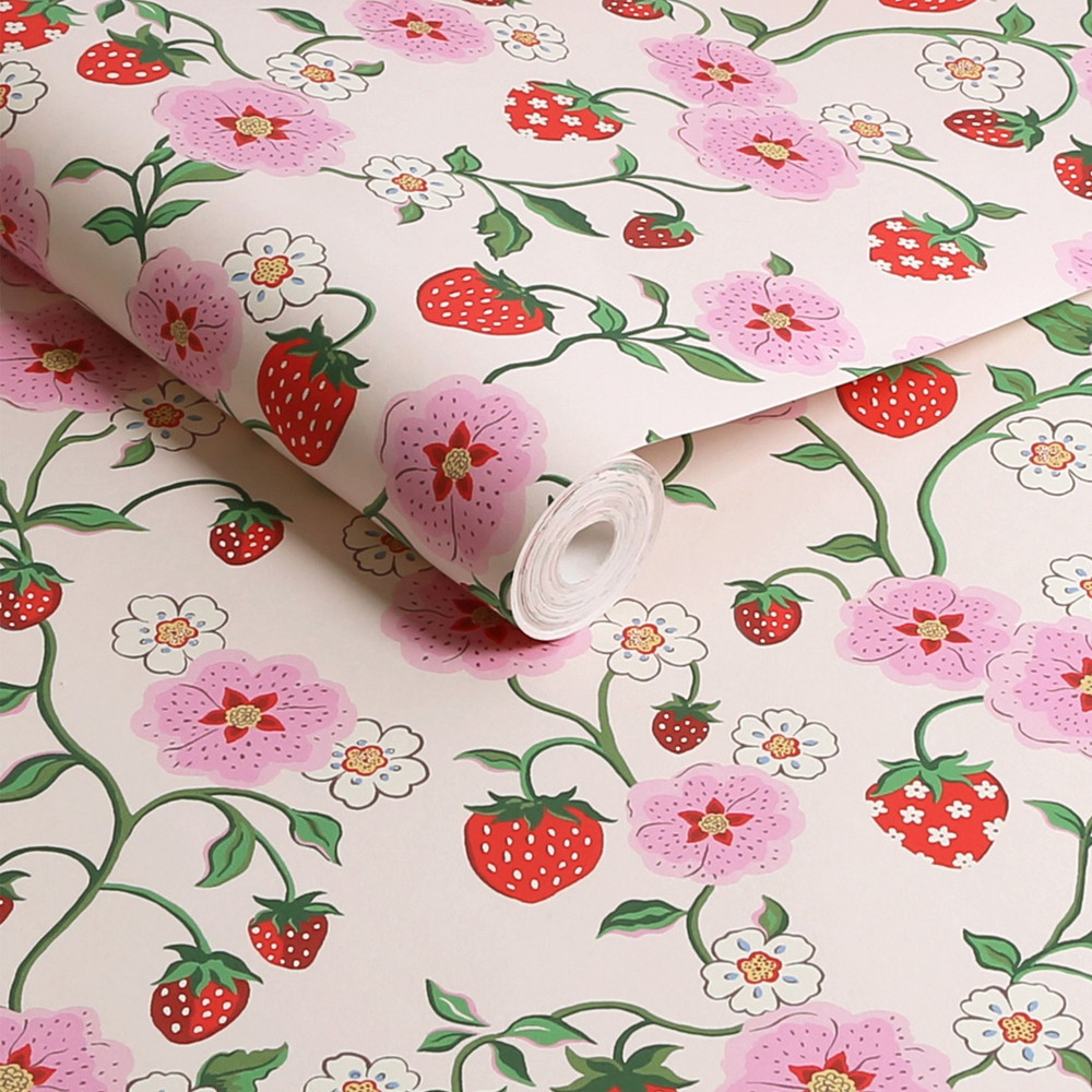 Cath Kidston Strawberry Spring Wallpaper