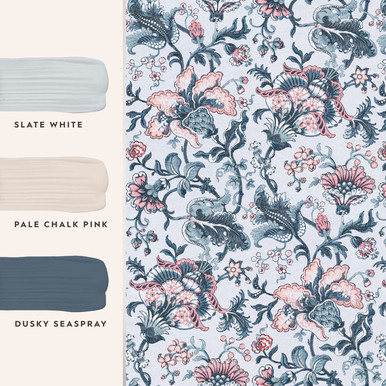 Laura Ashley Portia Pale Slate Wallpaper