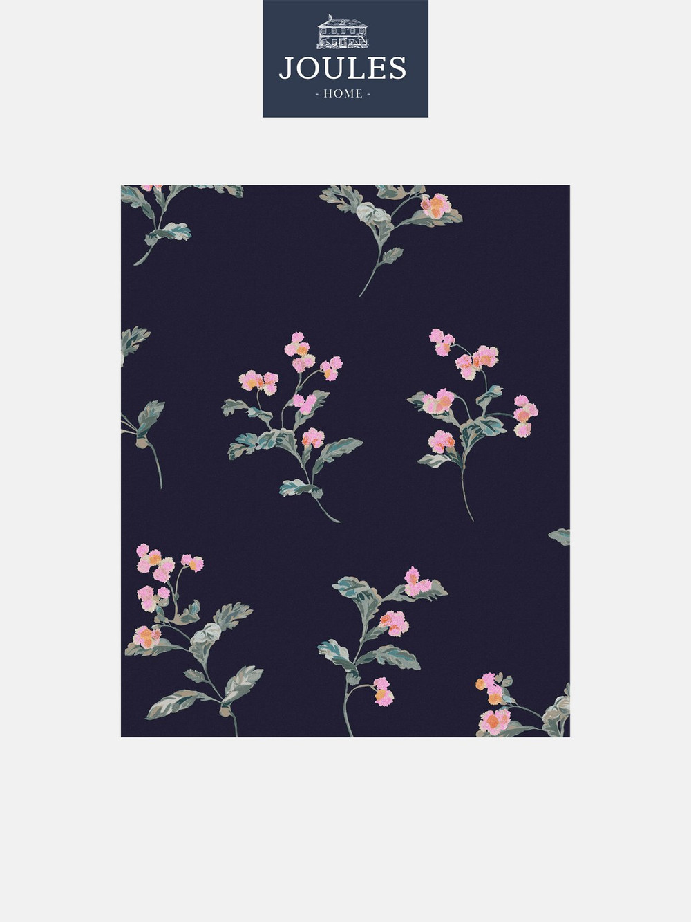 Joules Swanton Floral Midnight Navy Wallpaper