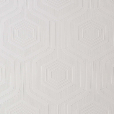 curvy geo paintable wallpaper