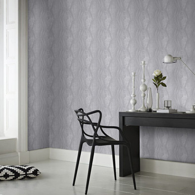 vermeil stripe silver wallpaper