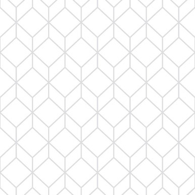 myrtle geo white & silver wallpaper