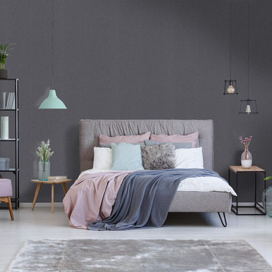 calico charcoal wallpaper