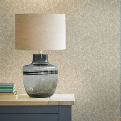 Laura Ashley Barley Natural Wallpaper
