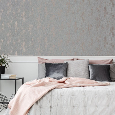 distressed texture rose gold wallpaper