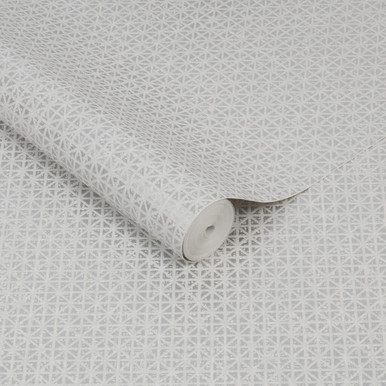 optical silver wallpaper