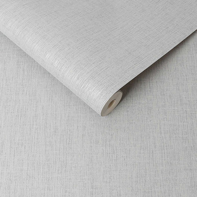 linen glitter plain slate grey wallpaper