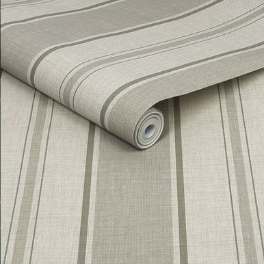 next country stripe neutral wallpaper